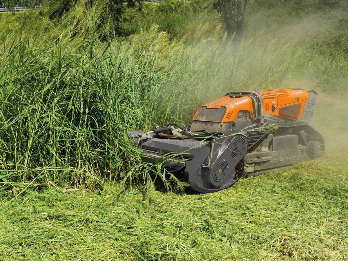 municipal-mower-energreen Municipal equipment in the field